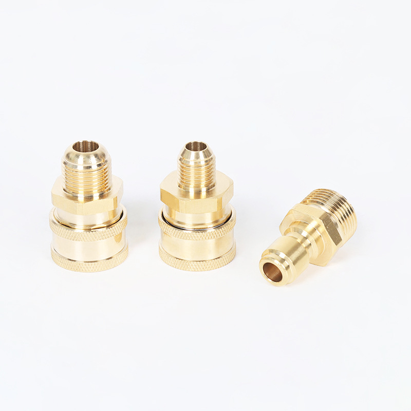 Hogedrukauto wasmachine reinigingsmachine koper 3/8 snelle plug