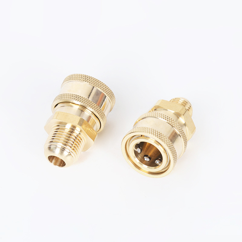 Hogedrukauto wasmachine reinigingsmachine koper 3/8 snelle plug