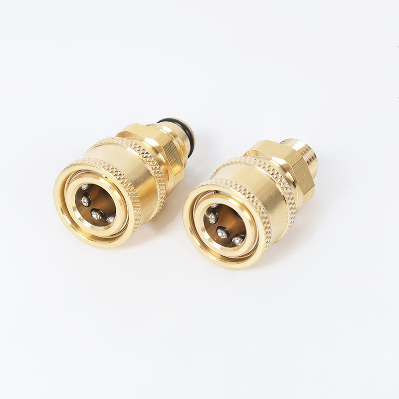 Auto -wasmondmondstuk Kop Conversie 1/4 Union Quick Plug
