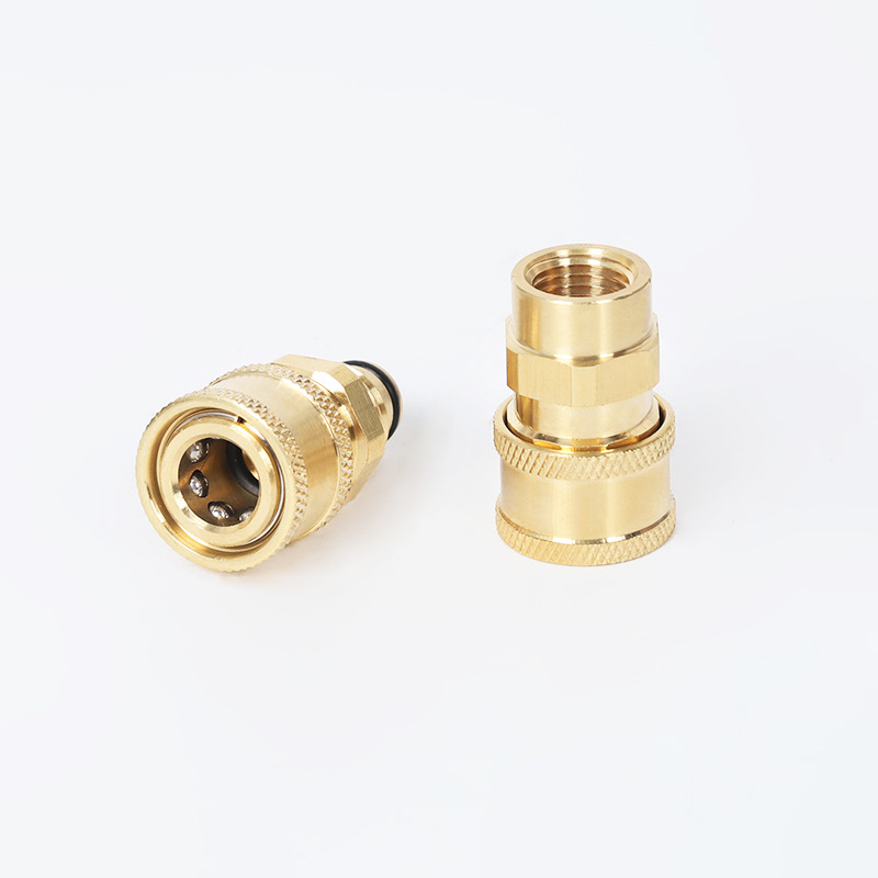 Auto -wasmondmondstuk Kop Conversie 1/4 Union Quick Plug