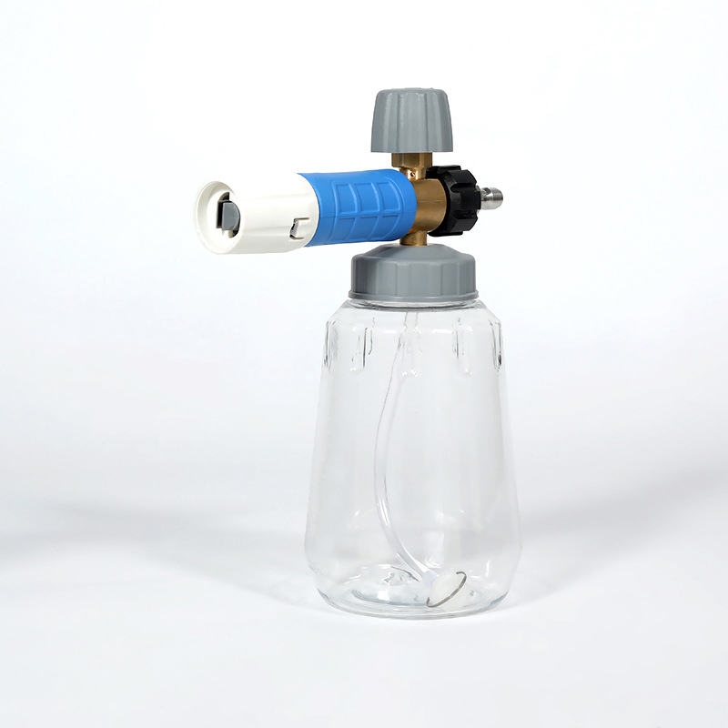 Commerciële hogedruk transparante carwash PA pot grote mondschuim pot