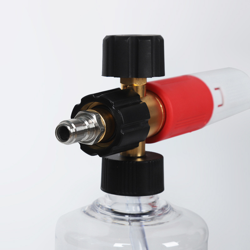 Hoogdruk snel-plug transparante sectorvormige PA-carwashschuimpot