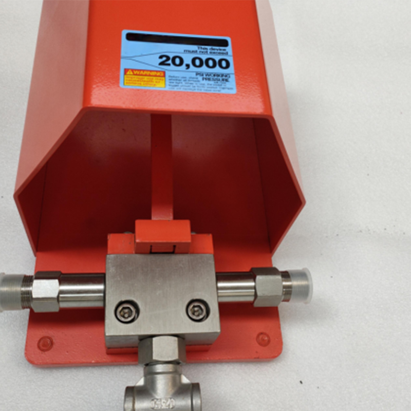 Ultrahoge druk overstroomtype voetklep