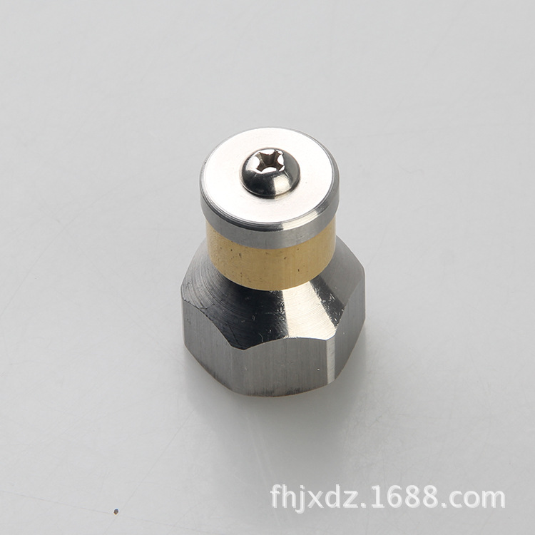 Roestvrijstalen buis reiniging weg koeling stof spray hogedruk mondstuk