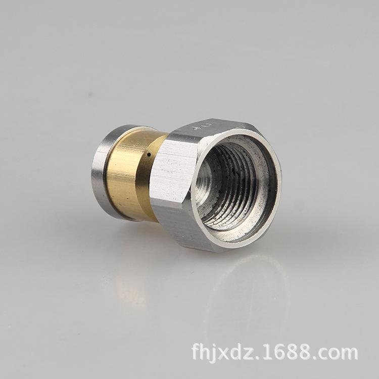 Roestvrijstalen buis reiniging weg koeling stof spray hogedruk mondstuk